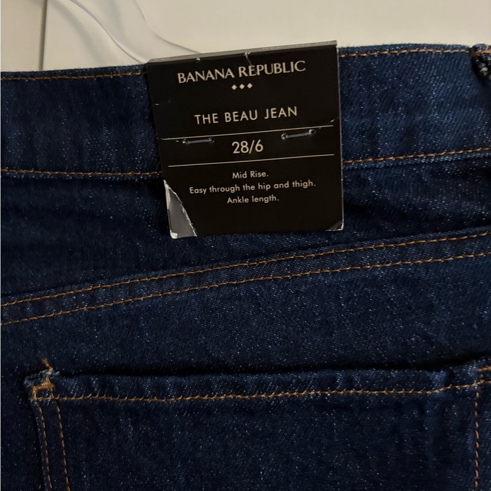 Banana Republic The Beau Jean in Dark Blue